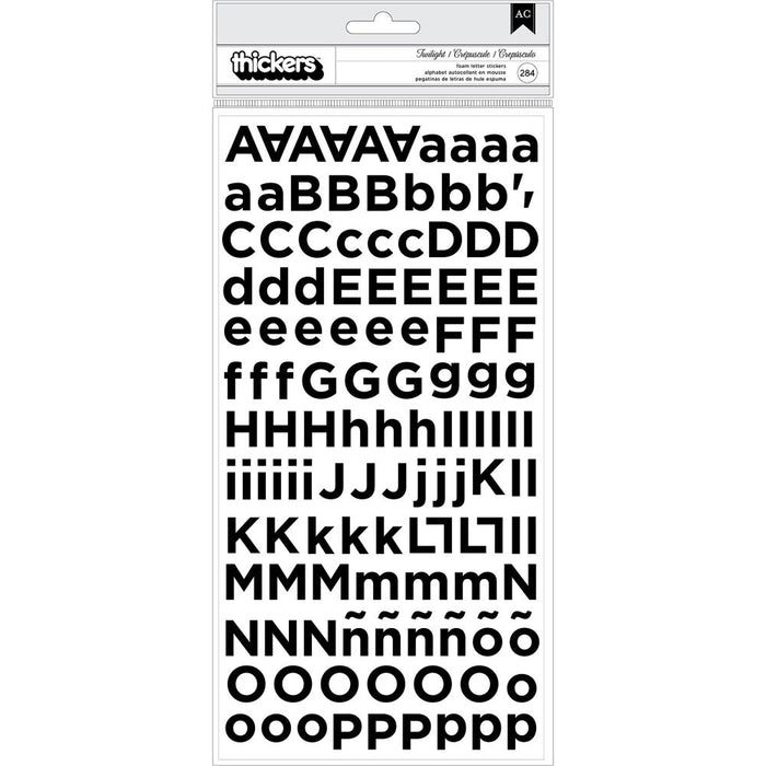 American Crafts Amy Tan Shine On Twilight Foam Thickers - Black