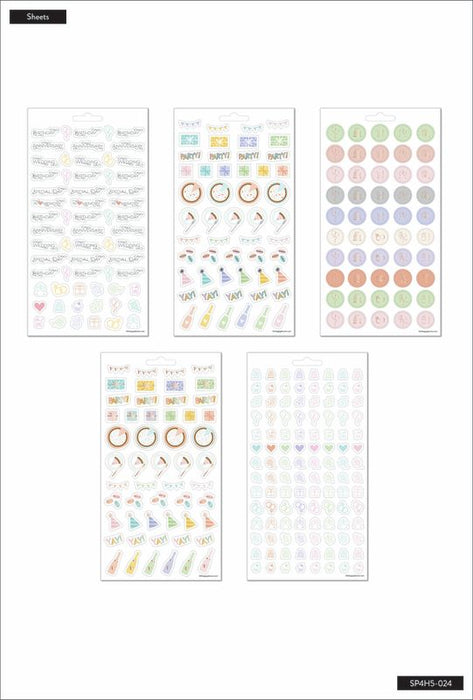 Me & My Big Ideas Happy Planner - Sweet Celebrations 5 Sticker Sheets