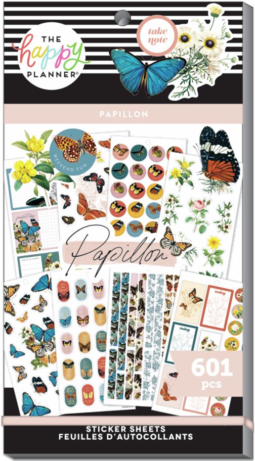 Me & My Big Ideas Happy Planner Sticker Value Pack - Papillon