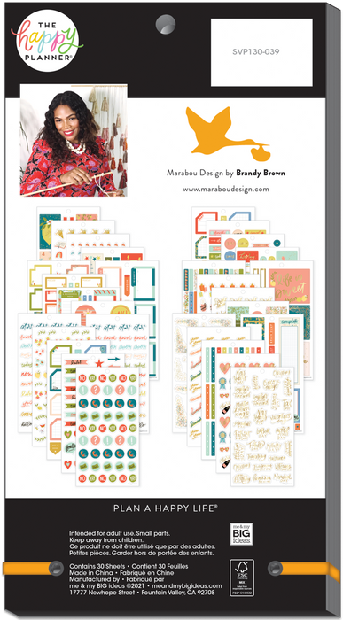 Me & My Big Ideas Happy Planner Sticker Value Pack - Life Is Sweet