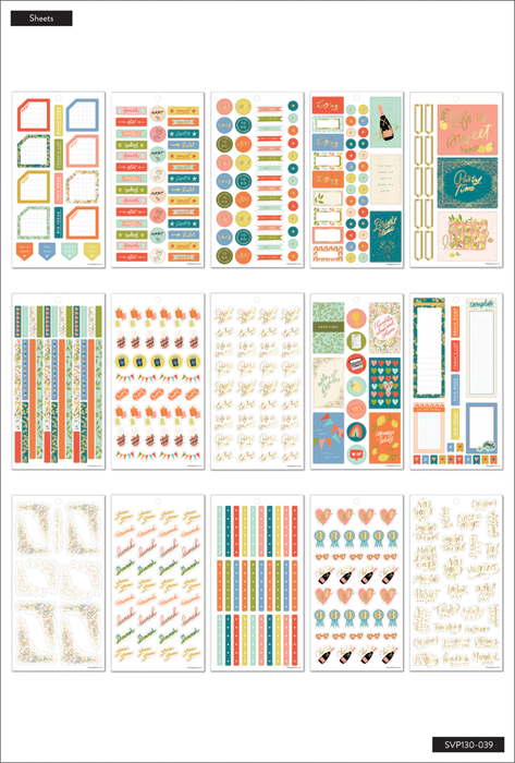 Me & My Big Ideas Happy Planner Sticker Value Pack - Life Is Sweet
