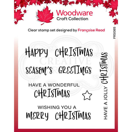 Woodware Clear Magic Singles Stamp - Useful Christmas