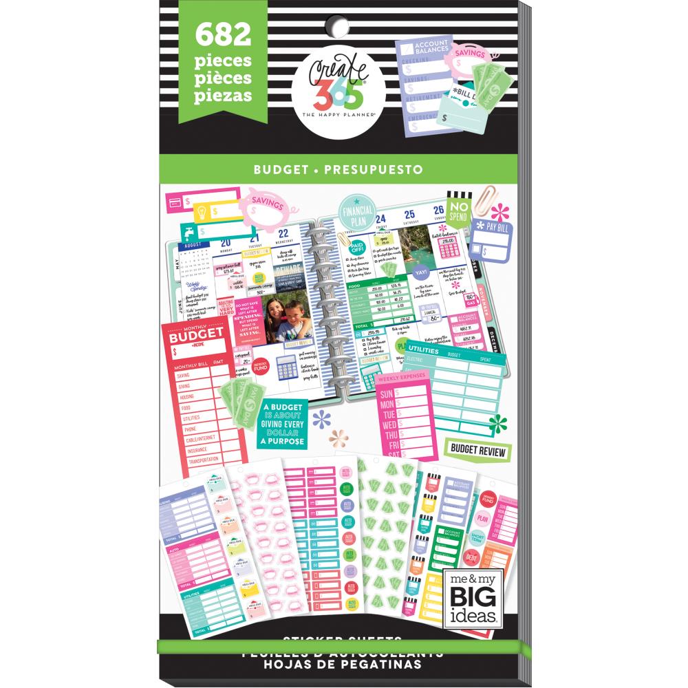 Me & My Big Ideas Happy Planner - Sticker Value Pack Budget