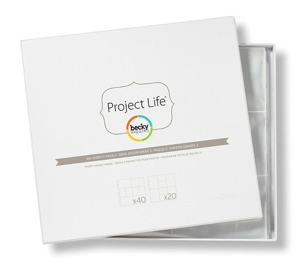 Project Life Big Pack of Photo Pocket Pages - Variety Pack 2