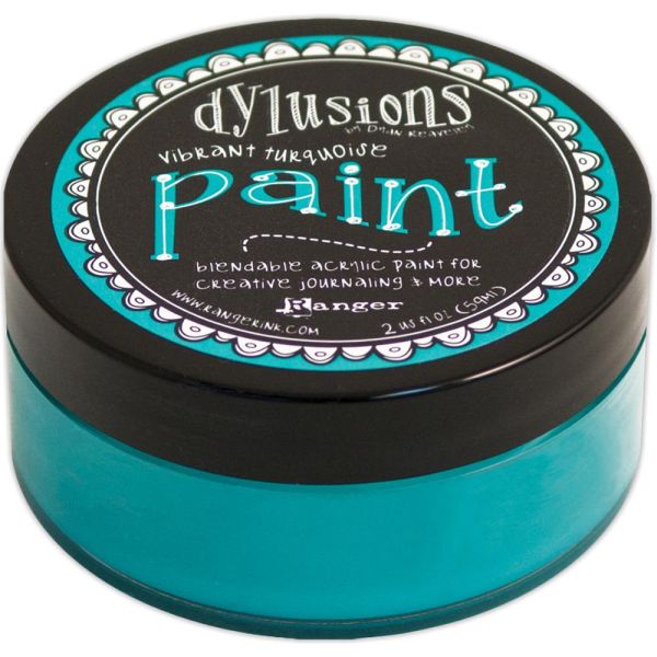 Dylusions Paint - Vibrant Turquoise