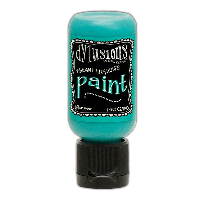 Dylusions 1oz Paint - Vibrant Turquoise