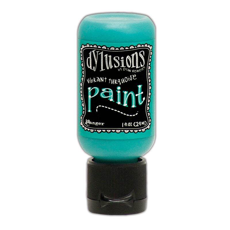Dylusions 1oz Paint - Vibrant Turquoise