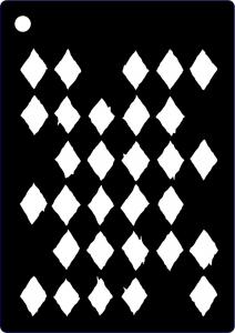 Creative Expressions Mini Stencil - Vintage Diamond