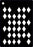 Creative Expressions Mini Stencil - Vintage Diamond