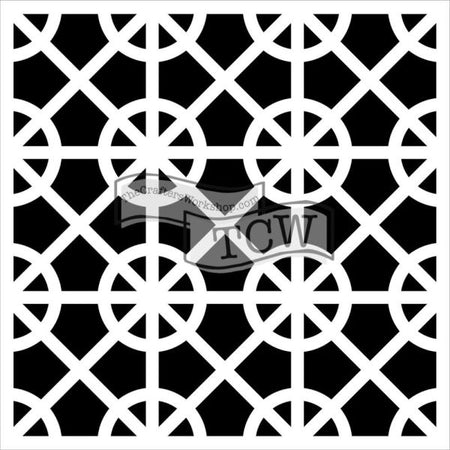 Crafter's Workshop 6x6 Template - Wagon Wheel