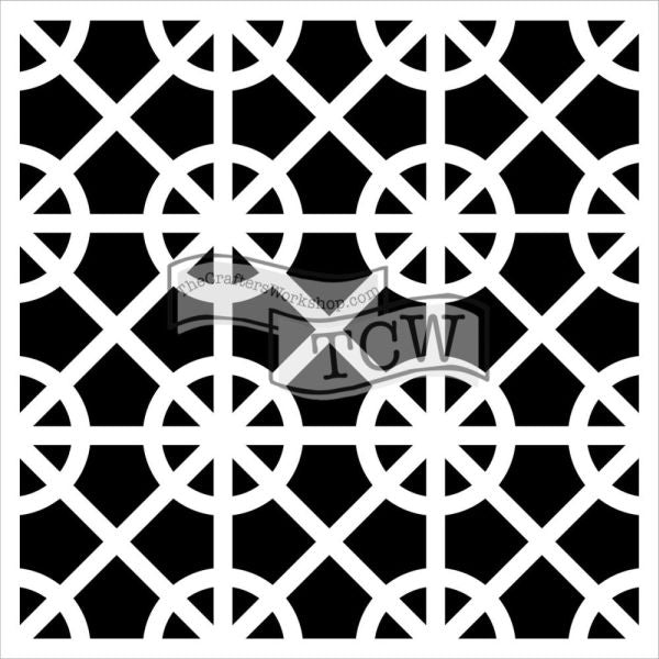 Crafter's Workshop 6x6 Template - Wagon Wheel