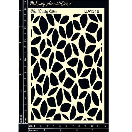 Dusty Attic Stencil - Warped Flower