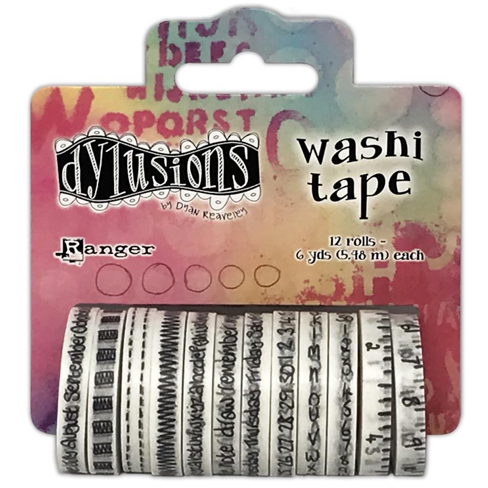 Ranger Dylusions Washi Tape Set - White