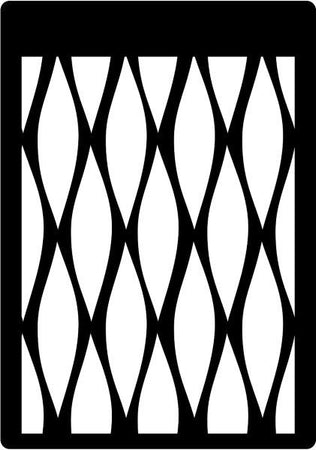 Creative Expressions Mini Stencil - Waves