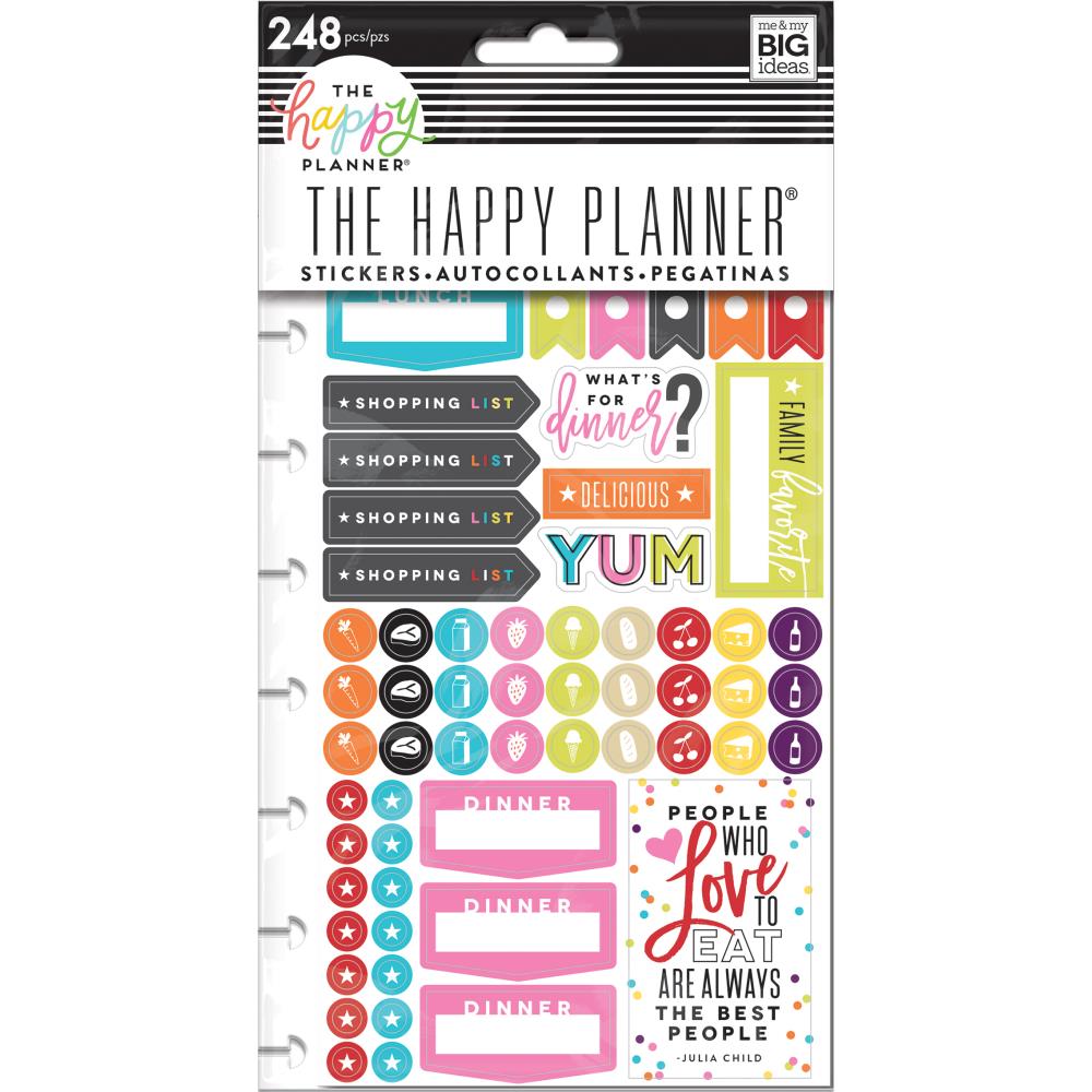 Me & My Big Ideas Happy Planner - What's For Dinner Stickers