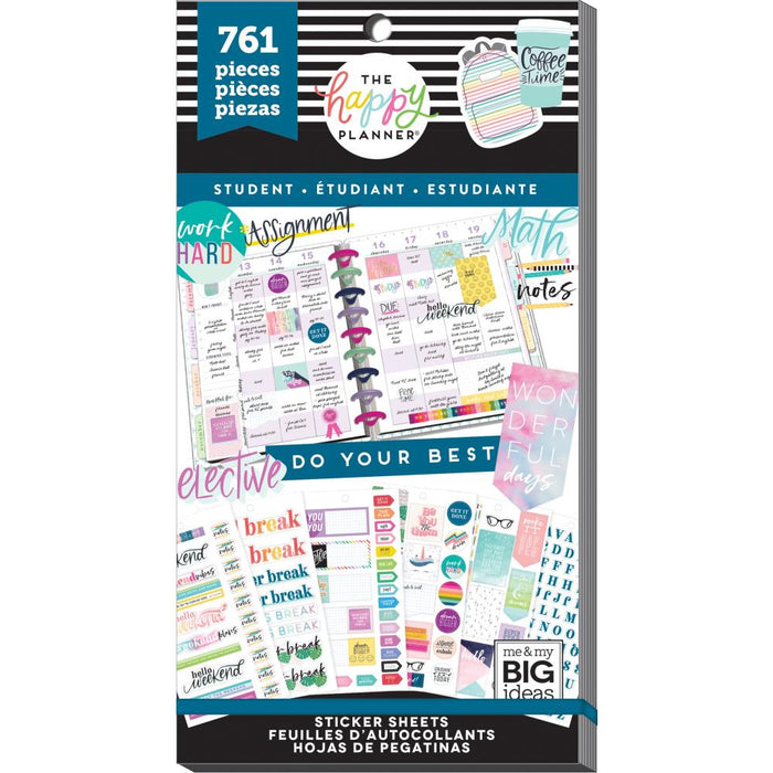 Me & My Big Ideas Happy Planner - Sticker Value Pack Student Whatever