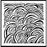 StencilGirl 6x6 Stencil - Whimsical Waves
