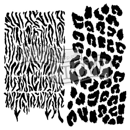 Crafter's Workshop 6x6 Template - Wild Prints