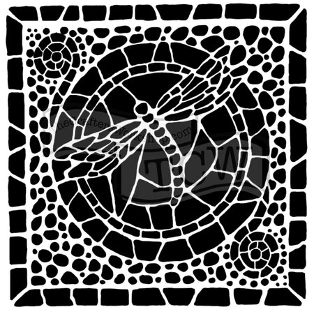 Crafter's Workshop 6x6 Template - Winged Mosaic