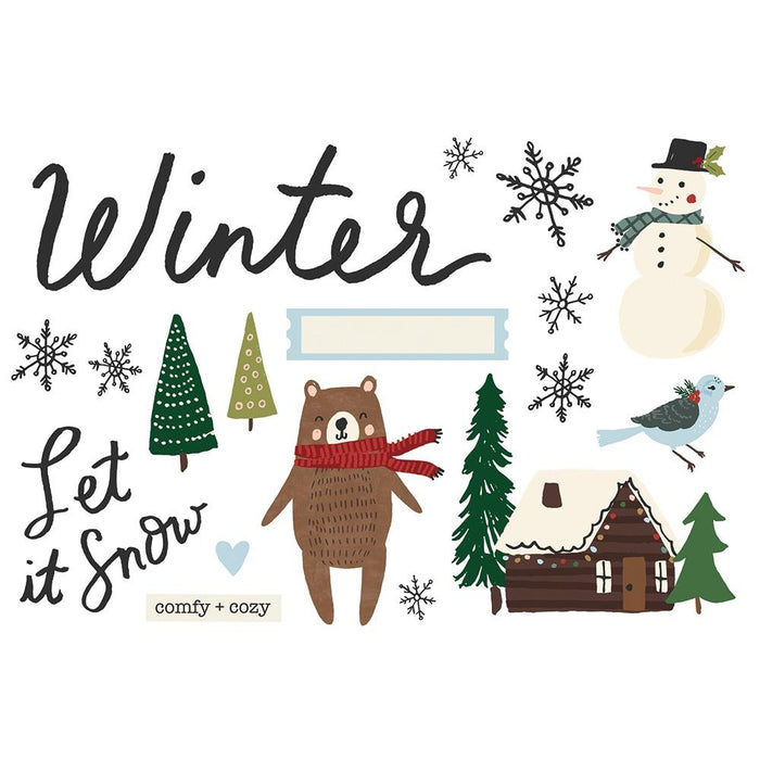 Simple Stories Page Pieces - Winter
