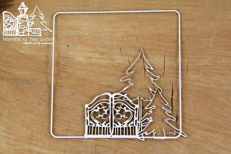 Scrapiniec Chipboard - 5275 Winter at the Gates Frame