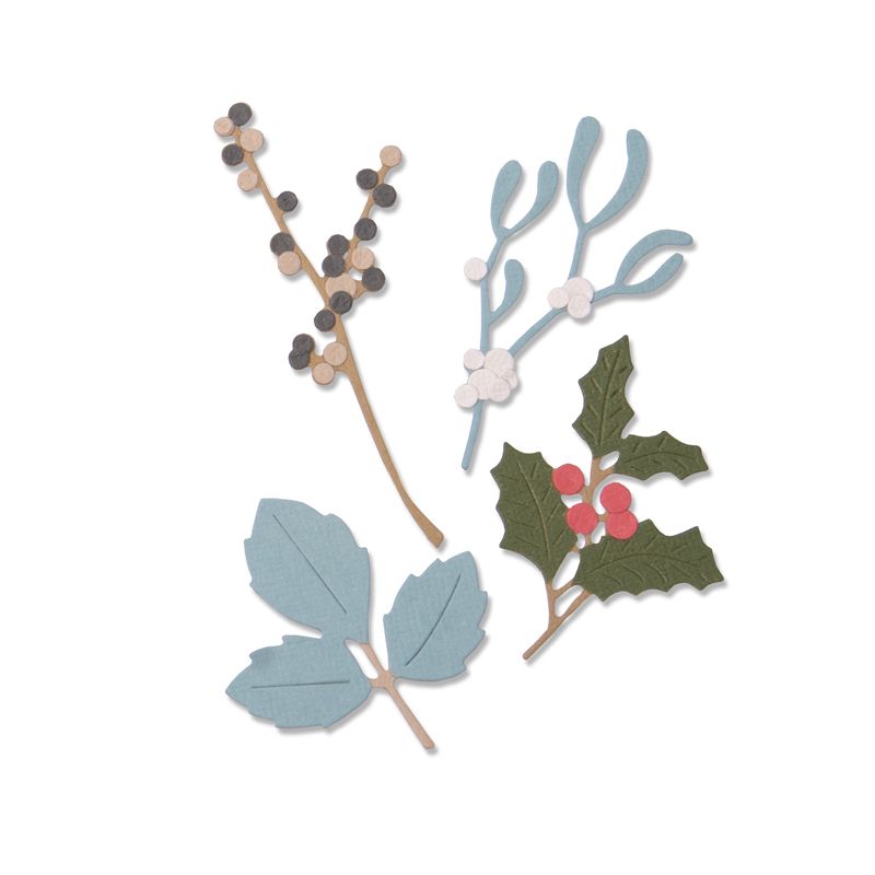 Sizzix Thinlits Die - Winter Leaves