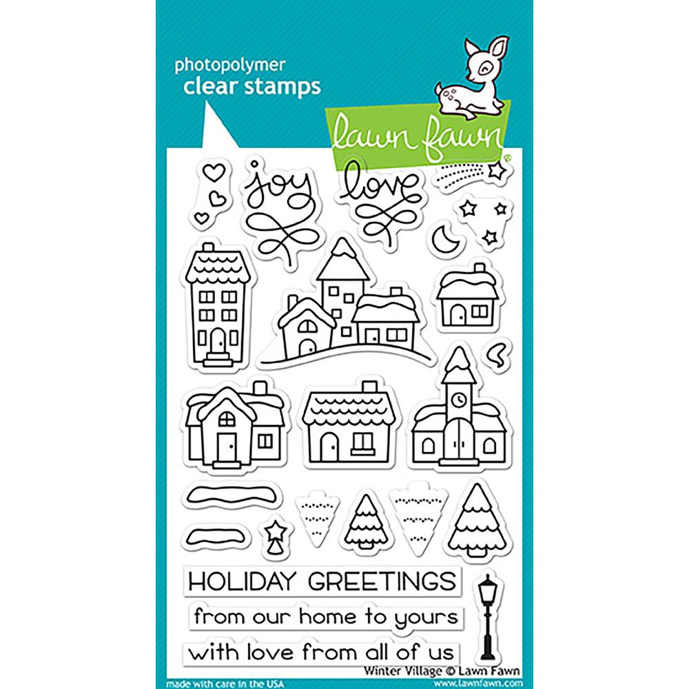 Lawn Fawn Clear Stamps - Winter Village