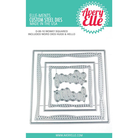 Avery Elle Elle-ments Die - Wonky Squares