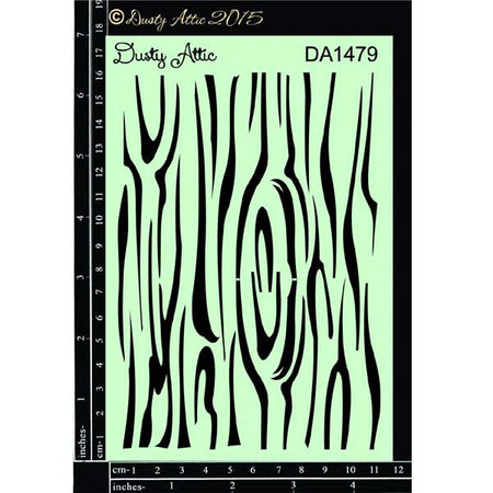 Dusty Attic Stencil - Woodgrain