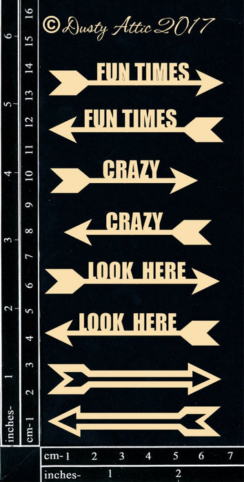 Dusty Attic - Word Arrows #1