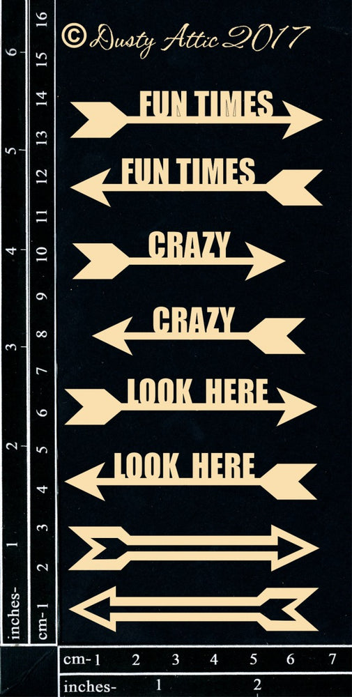 Dusty Attic - Word Arrows #1