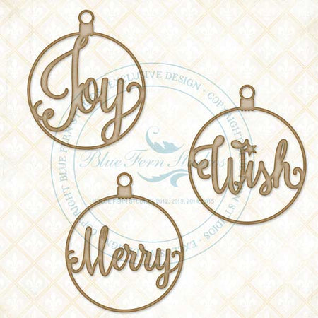 Blue Fern Studios - Word Ornaments
