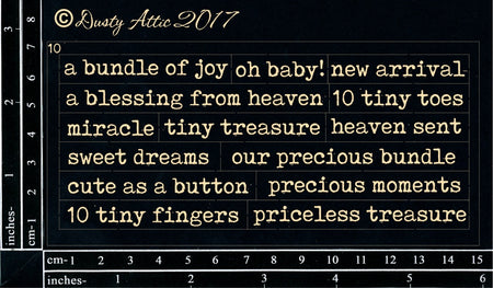 Dusty Attic - Wordpl@y #10 Black