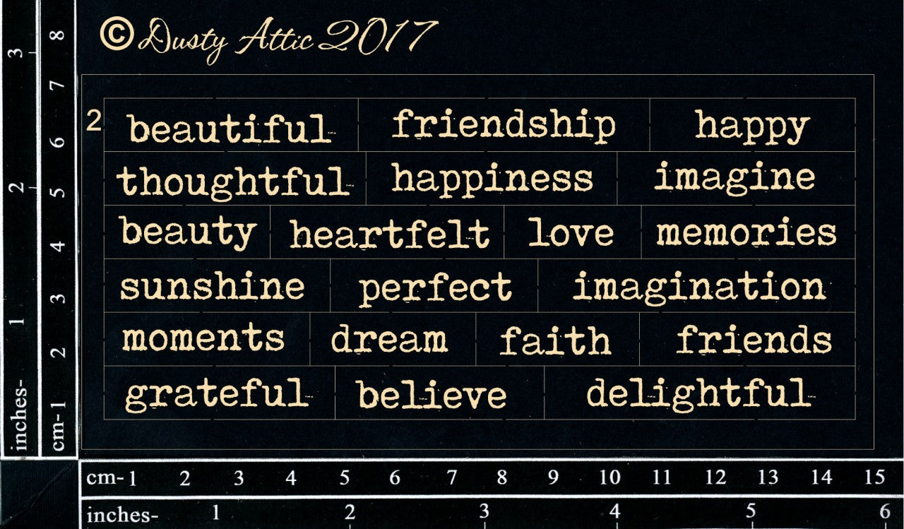 Dusty Attic - Wordpl@y #2 Black