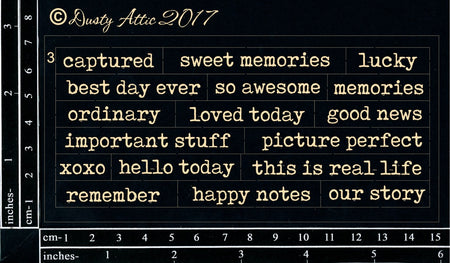 Dusty Attic - Wordpl@y #3 Black