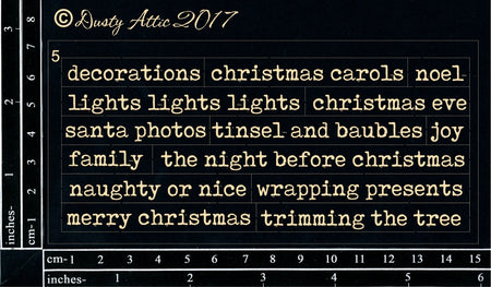 Dusty Attic - Wordpl@y #5 Black