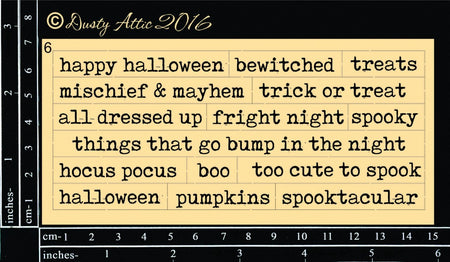 Dusty Attic - Wordpl@y #6