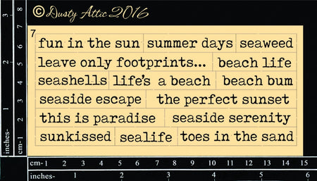 Dusty Attic - Wordpl@y #7