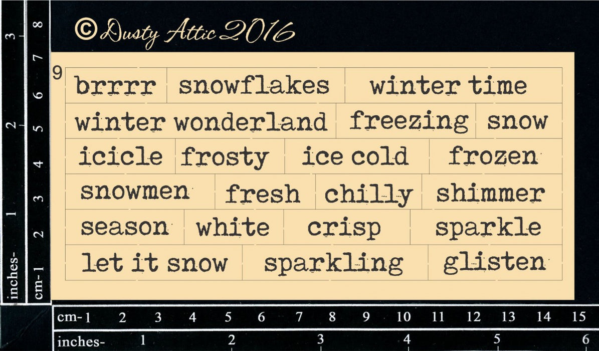 Dusty Attic - Wordpl@y #9