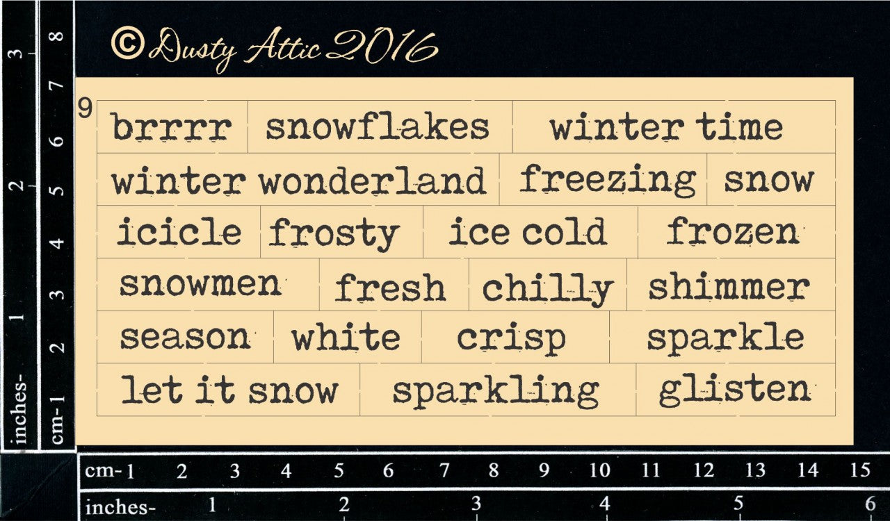 Dusty Attic - Wordpl@y #9