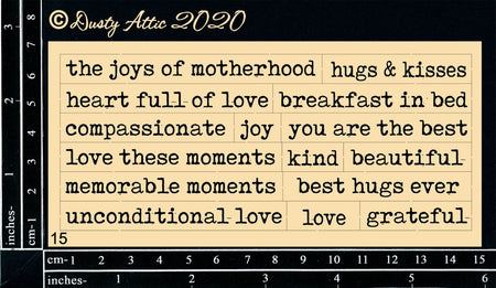 Dusty Attic - Wordpl@y #15