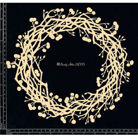 Dusty Attic - Wreath With Berries