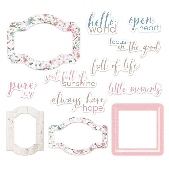 P13 Birdhouse - Ephemera Set Frames & Words