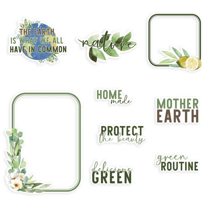 P13 There is No Planet B - Ephemera Set Frames & Words