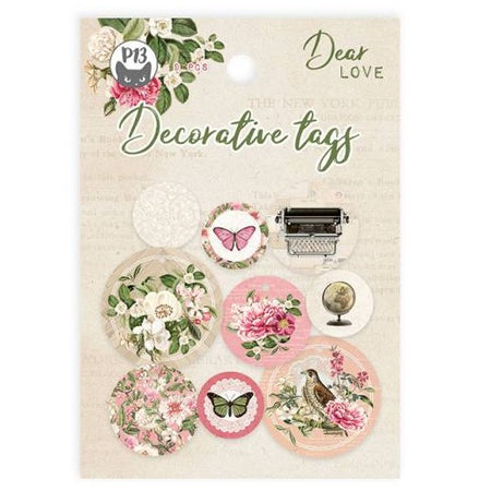 P13 Dear Love - Decorative Tag Set #1