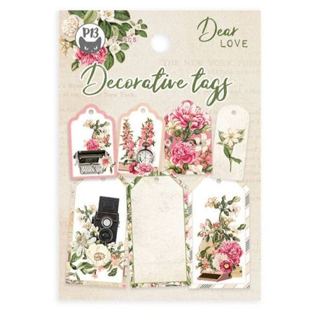 P13 Dear Love - Decorative Tag Set #3