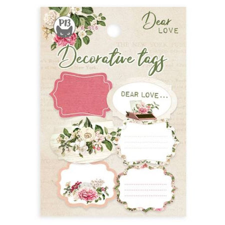 P13 Dear Love - Decorative Tag Set #4