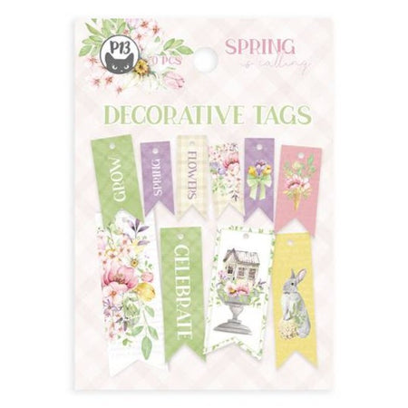 P13 Spring Is Calling - Decorative Tag Set #2