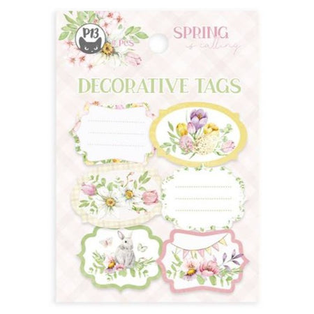 P13 Spring Is Calling - Decorative Tag Set #4