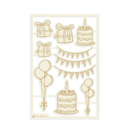 P13 Woodland Cuties - Chipboard Embellishments #3